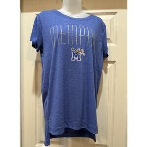 Champion Memphis Tigers T-Shirt Women’s M Blue Crew Neck Tunic